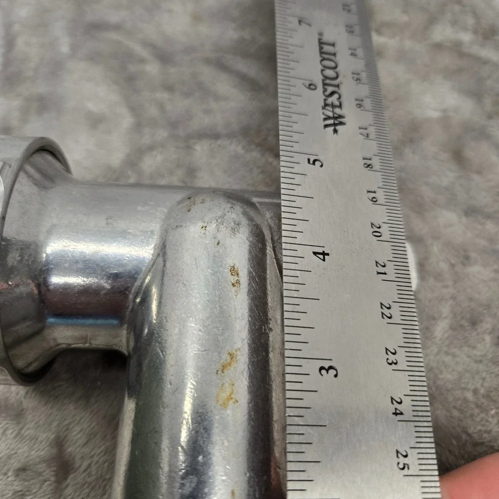 Vintage Dormeyer Meat Grinder Attachment AT-102-32 AT-102-35 Aluminum Mixer Part